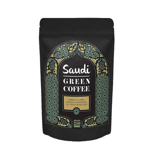 SAUDI GREEN COFFEE,  Café verde con cardamomo.